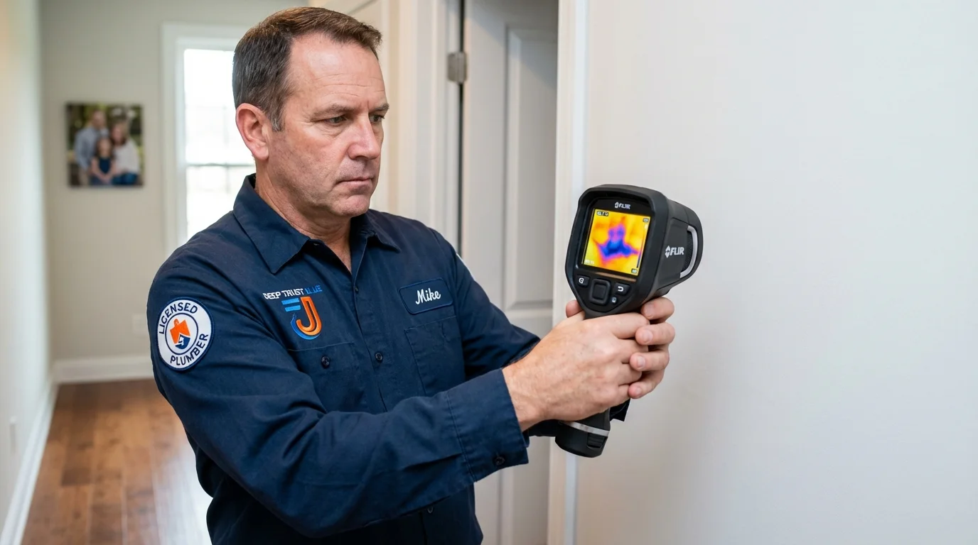Thermal imaging leak detection by Johns Plumbing LLC in Phil Campbell